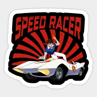 Day Gift Auto Racing Retro Vintage Sticker